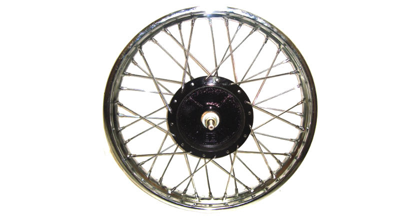 Royal Enfield Complete Front And Rear Half Width Wheel Assembly