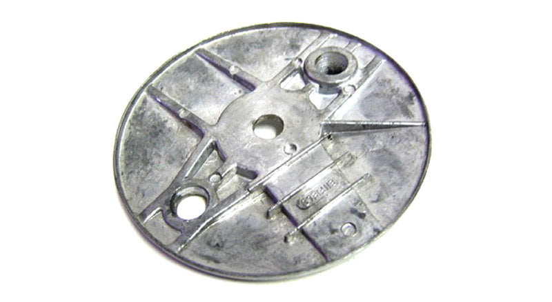 Royal Enfield Front Brake Cover Plate 6" Silver
