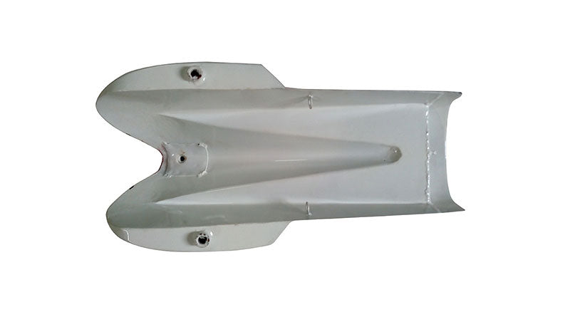 Benelli Mojave Cafe Racer 260 360 Petrol Fuel Tank - White Red Paint