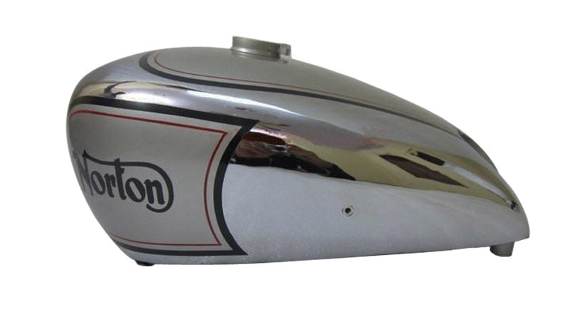 New Norton 16H Silver Painted Chrome Gas Fuel Petrol Tank