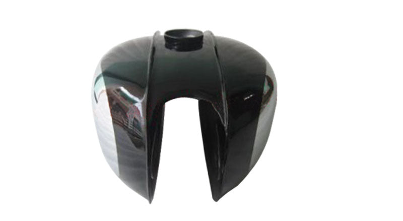 New BSA C11G C12 Black Painted Chrome Petrol Tank