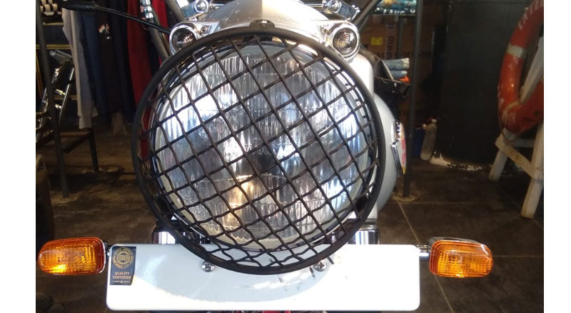 Genuine Royal Enfield Classic 350cc 500cc Headlight Grill Black