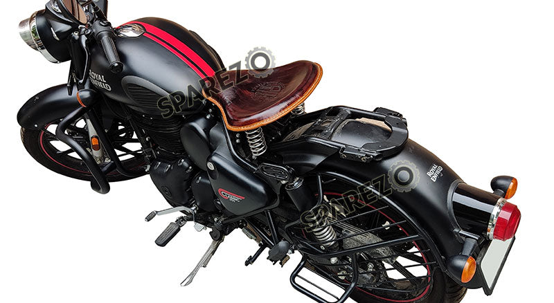 Royal Enfield New Classic Reborn 350cc Front Leather Seat Antique Brown