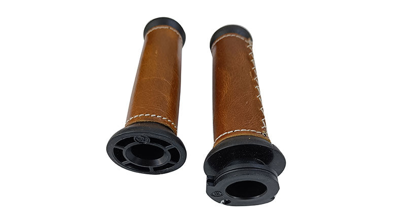 Royal Enfield New Classic Reborn 350cc Leather Covering Handlebars Grips