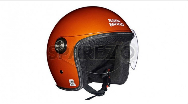 Genuine Royal Enfield 650 Twin Helmet Gloss Crush Orange