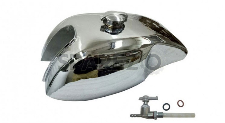 Honda CB400 Cafe Racer Chrome Gas Fuel Petrol Tank W Monza Cap