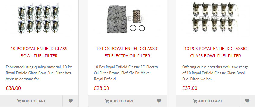 Royal Enfield Filters