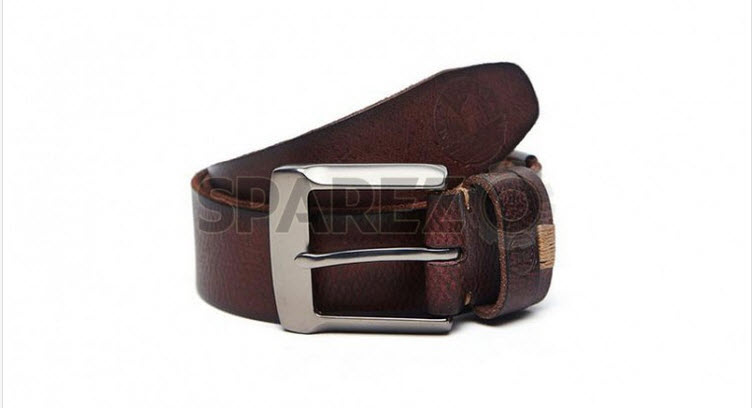 Genuine Royal Enfield Bevelled Buckle Belt Brown