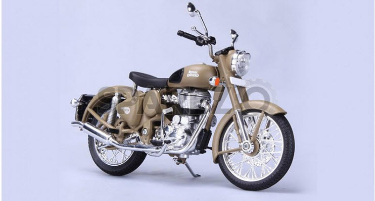 Genuine Royal Enfield Classic 500 1:12 Scale Model Desert Storm