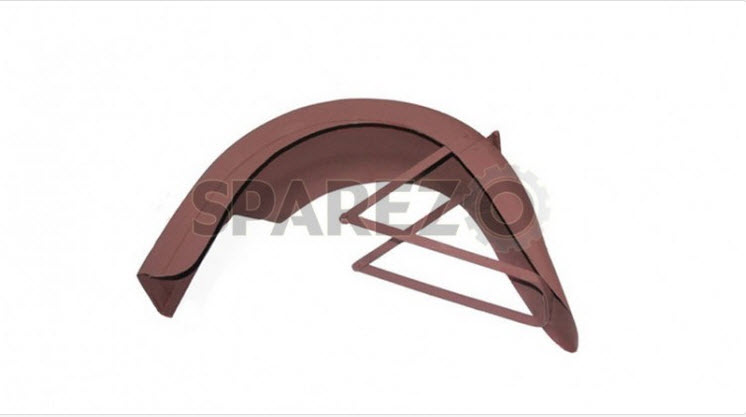 1936-39 Rigid Frame Indian Chief Scout 101 Rear Mudguard Fender Unit