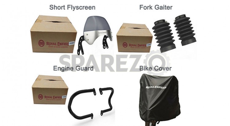 Genuine Royal Enfield Interceptor 650 Accessories Accessory 4 Pcs Combo Pack