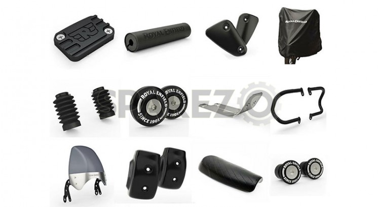 Genuine Royal Enfield Interceptor 650 Accessory Products Combo 