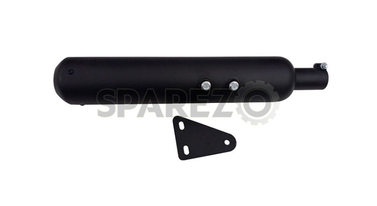 Royal Enfield Meteor 350 AEW Short Star Exhaust Silencer Matt Black