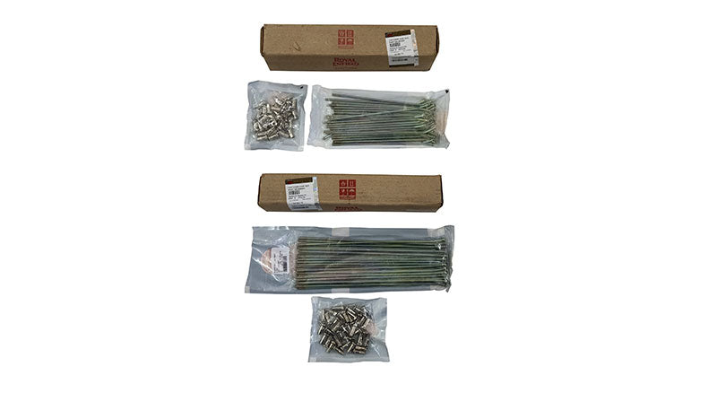 Royal Enfield Himalayan Front and Rear Wheel Rim Spokes & Nipple Kit