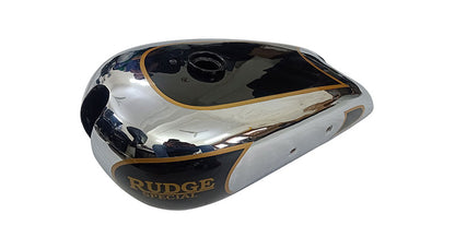 1930's Rudge Whitworth Special Ulster Gas Fuel Petrol Tank Chromed and Black