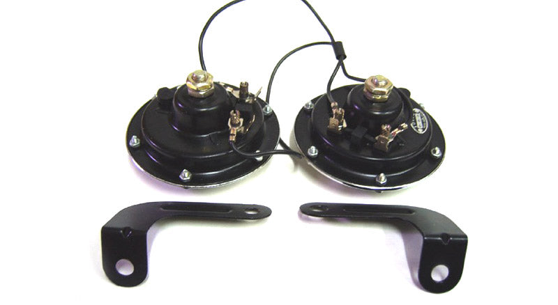 New Royal Enfield Hi Tone Dual Chrome Horn 12v