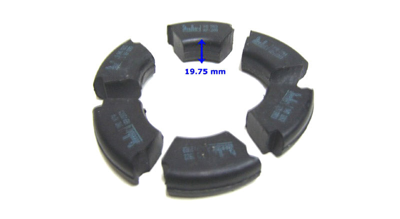 Royal Enfield 6Pcs Cush Rubbers Rear Wheel Early Models