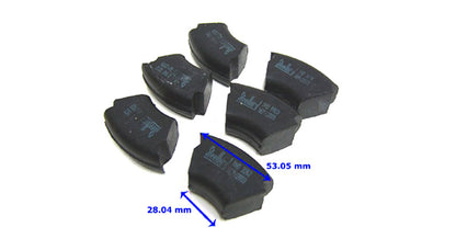 Royal Enfield 6Pcs Cush Rubbers Rear Wheel Early Models