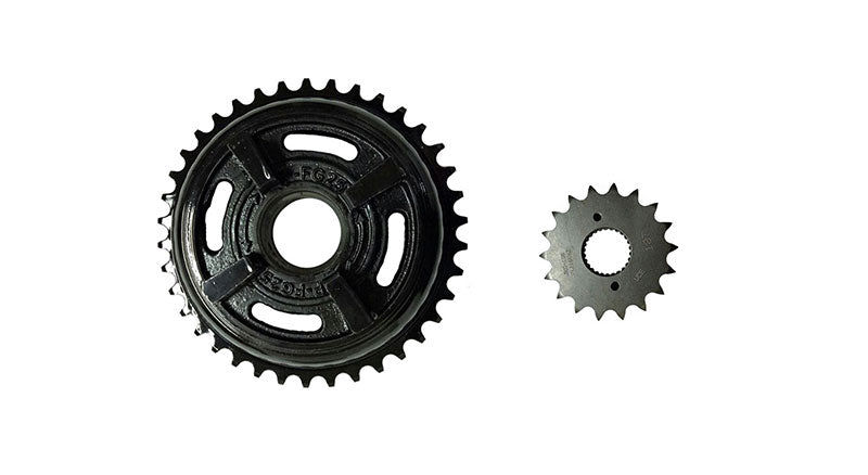 Royal Enfield 18T Front and 38T Rear Chain Sprocket For Classic Model