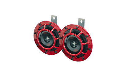 Hella Strong Tone 12Volt Universal Twin Horn Red