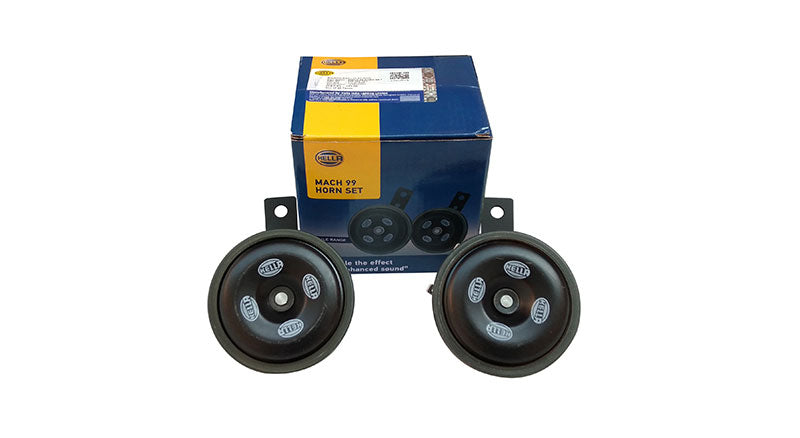 Hella 12 Volt Strong Tone Signal Horn Set 118 DB Disc