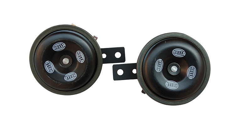 Hella 12 Volt Strong Tone Signal Horn Set 118 DB Disc
