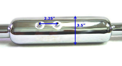 New Chrome Royal Enfield 500cc Electra Silencer Assly