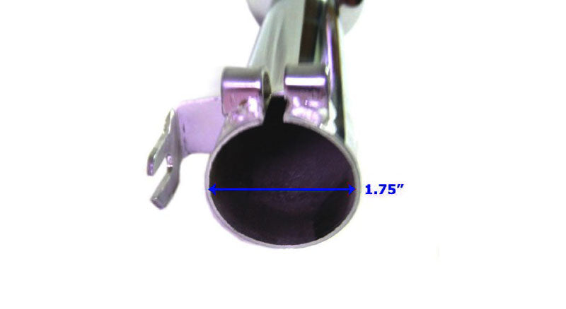 New Chrome Royal Enfield 500cc Electra Silencer Assly