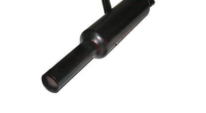 Royal Enfield Black powder Coated 500cc Short Exhaust Silencer & Bracket