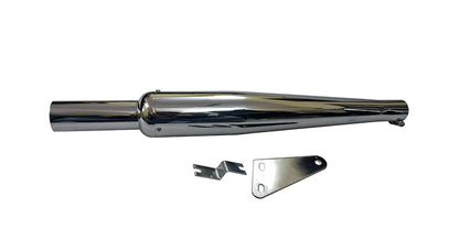 AEW Goldstar W/B Chromed Exhaust Silencer For Royal Enfield