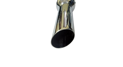 AEW Short Bottle Chromed Exhaust Silencer For Royal Enfield