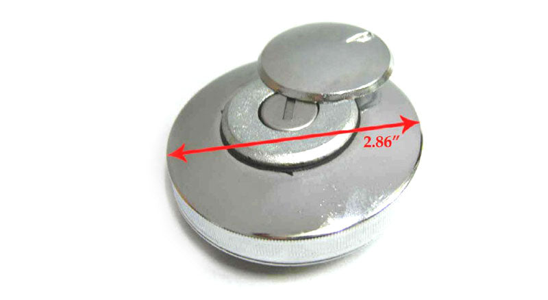 Royal Enfield Petrol Tank Lock Double Chrome With 2 Keys