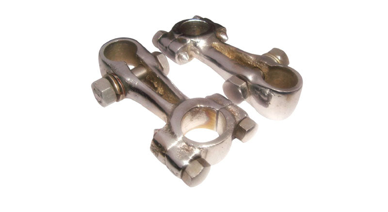 Royal Enfield J J2 G G1 G2 Girder Fork Handlebar Clamps 7/8" Chromed