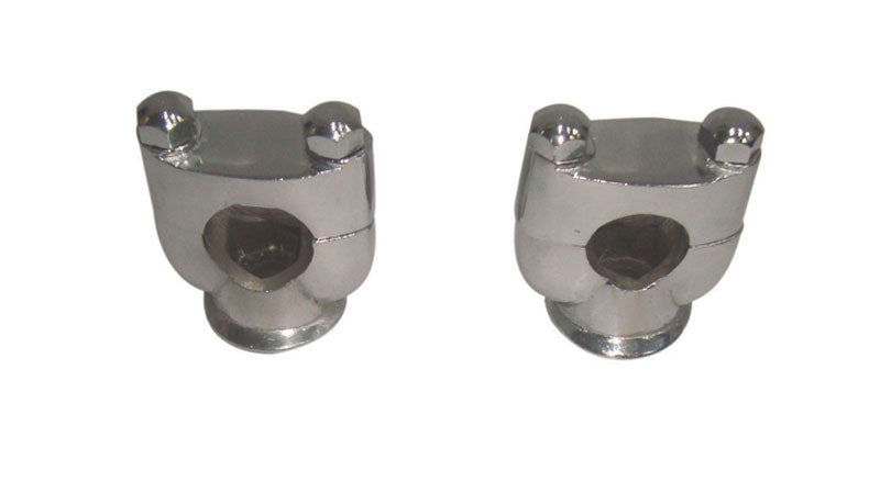 New Chrome Finish Universal Motorcycle 2" Handlebar Risers