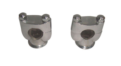 New Chrome Finish Universal Motorcycle 2" Handlebar Risers