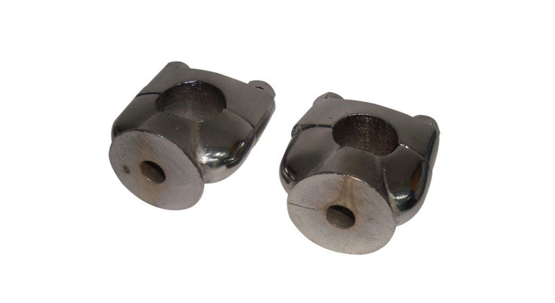 New Chrome Finish Universal Motorcycle 2" Handlebar Risers