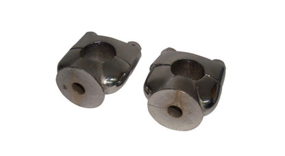 New Chrome Finish Universal Motorcycle 2" Handlebar Risers