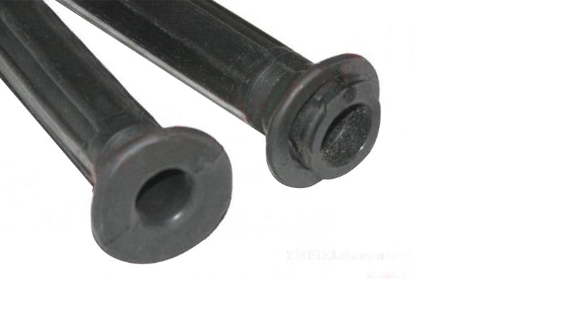 Pair Left Right Rubber Grips + Throttle Twist Tube Yamaha RD250 RD350 RD400