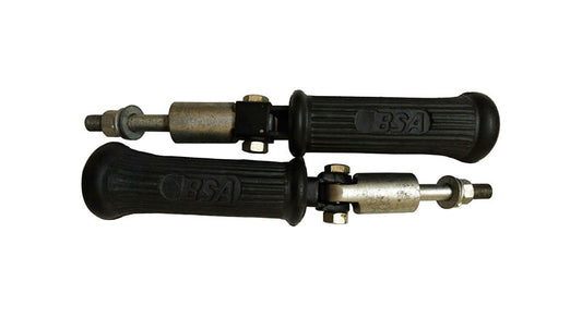 Universal Pillion Footrests Bsa Triumph Norton Matchless Ajs Enfield