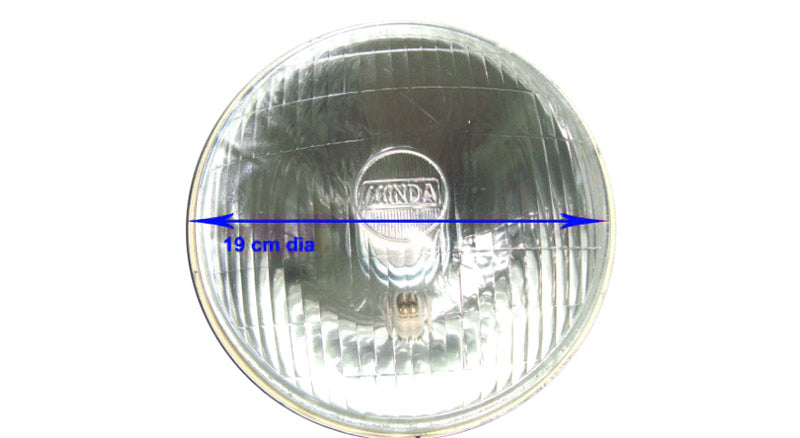 Royal Enfield 7" Lamp Unit Reflector With Parking Bulb