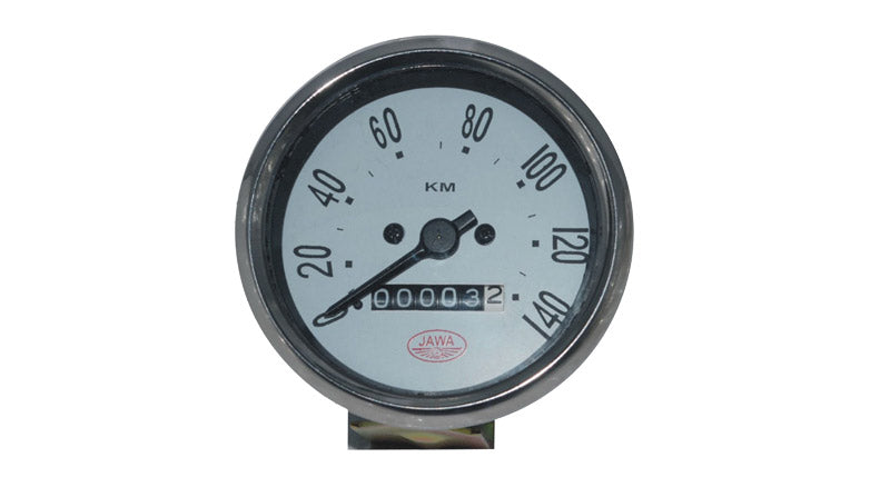 Jawa CZ Motorcycle Speedometer Tacho 0 - 140 Km/H Speedo White Face