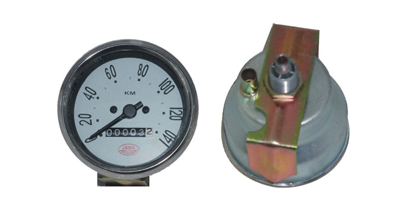 Jawa CZ Motorcycle Speedometer Tacho 0 - 140 Km/H Speedo White Face