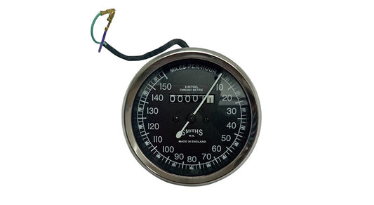 Smiths Replica Speedo Meter Speedometer 0-150 MPH for BSA, Vincent, Ariel Models