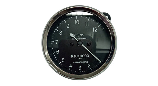 Smith Replica Tachometer Tacho Meter 0-12 RPM x 1000 For BSA, Vincent, Ariel