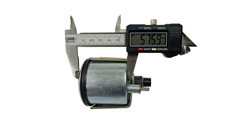 Smiths Replica Speedo Meter 0-80 MPH 2.5" Black For BSA, Vincent, Ariel