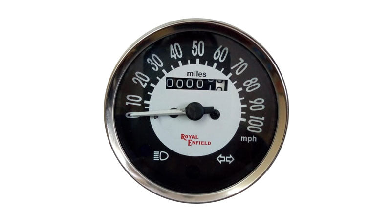Royal Enfield Speedometer 0-100 Miles Classic Model