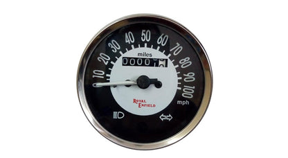 Royal Enfield Speedometer 0-100 Miles Classic Model