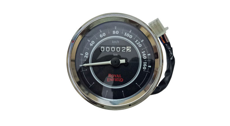 Royal Enfield Classic 0-160 kmph Speedo Meter Black Face