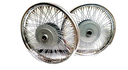 New Royal Enfield 80 Spokes Front 19 and Rear Wheel Rim Without Disc Brake