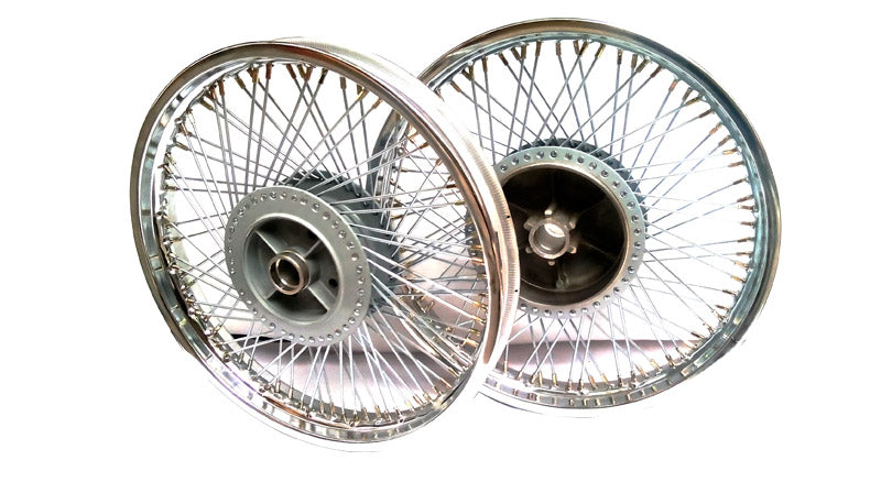 New Royal Enfield 80 Spokes Front 19 and Rear Wheel Rim Without Disc Brake